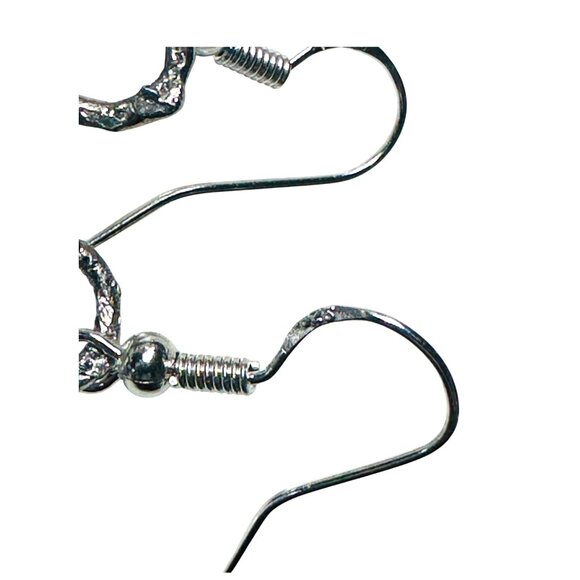 Royal Albert 1976 Memory Lane Earrings with Boho Metalwork & Freshwater Pearls - Picture 9 of 13